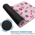 thumbnail image 6 of Long Mouse Pads for Desk,Pink Football and Flowers Pattern Desk Mats on Top Of Desks, Desk Mouse Pad Extra Large with 3mm Non-Slip Base and Stitched Edge for Gaming,Office,Work,Home 35.4"x15.7", 6 of 6
