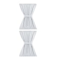 thumbnail image 1 of 2x luz de color blanca Que El Panel De Cortina De De Francés Con Aislamiento Térmico, 1 of 5