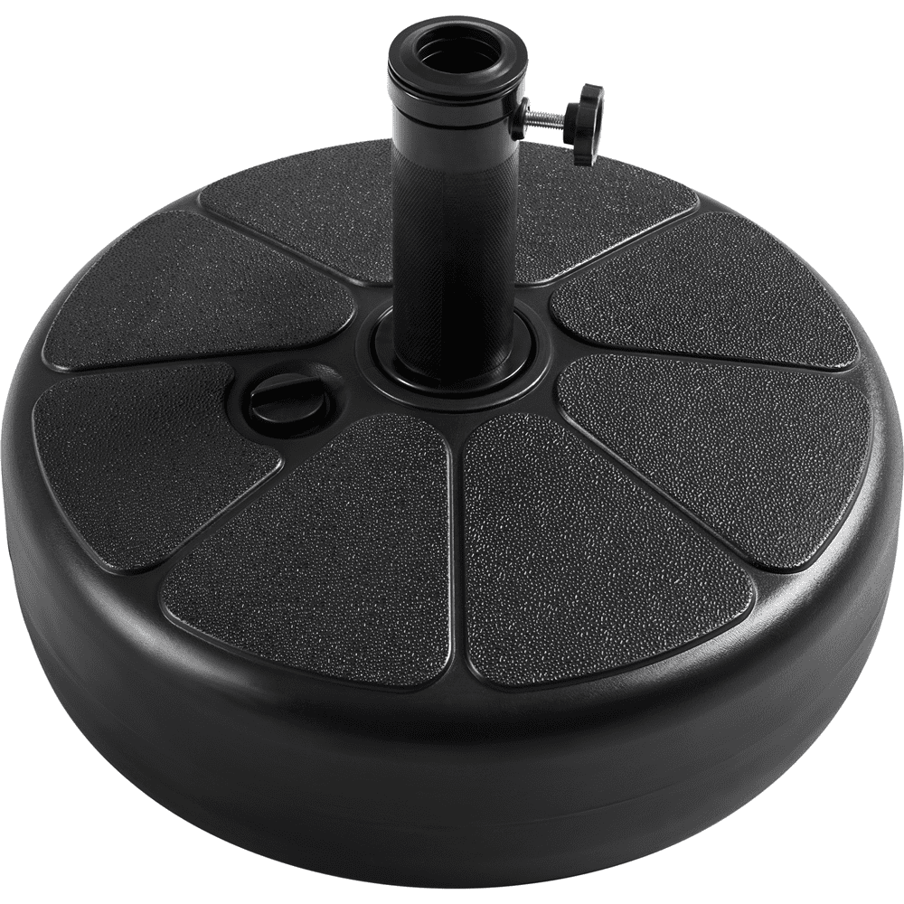 Yaheetech Water Filled Plastic Free-Standing Patio Umbrella Base, Black