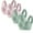 Green, variant on 4 Pieces of Womens Seamless Wirefree Bras Comfortable Wireless Bras No Underwire Padded Push Up Soft Back Smoothing Bra