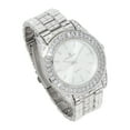 thumbnail image 3 of Charles Raymond Iced Out Watch On and Bust Down The Wrist with Lotta of The Whitest and Colorful Crystal Watch with Clear Flawless Blinged Out Baquettes! - ST10377 (ST10377 Silver), 3 of 4