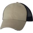thumbnail image 2 of Mega Cap Organic Cotton / Mess Cap - Khaki / Navy Mega Cap Sombrero del camionero, 2 of 2