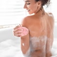 thumbnail image 2 of Unique Bargains 1 Pc Bath Brush Back Scrubber for Bathroom for Shower 4.72"x2.76"x1.34" Pink, 2 of 6