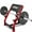 Red-100, variant on Goimu Preacher Curl Bench, Seated Arm Isolated Barbell Dumbbell Bicep Station, Adjustable Bicep Curl Machine with 2 Bar Holders,Dumbbell Holder for Home Gym