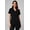 BLACK, variant on Women's Method Scrub Top, 2-Pocket V-Neck - MotionTech Fabric, 4-Way Stretch, Wrinkle-Resist, Anti-Shrink, Semi-Slim Fit (Sizes Vary)