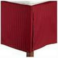 thumbnail image 2 of Superior 1500 Series Microfiber Wrinkle Resistant Pleated Stripe Bed Skirt with 15-Inch Drop, 2 of 2
