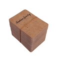 thumbnail image 1 of Earring Display Cards with Precut Holes for Decoration 200 Pieces Light Brown Kraft Paper 2 6 x 2 inches, 1 of 2