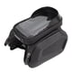 thumbnail image 3 of Bolsa Para Cuadro De Bicicleta, De Cuero PU, Impermeable, Transparente, Con Visera Lateral, Bolsas Laterales Estables Y Duraderas Para Teléfono De Menos De 7,2 Pulgadas, 3 of 7
