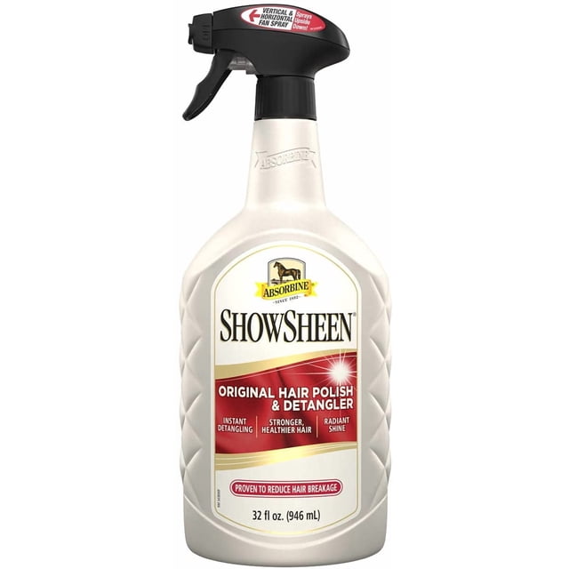 Spray abrillantador y desenredante para el pelo Absorbine Showsheen 946 ml