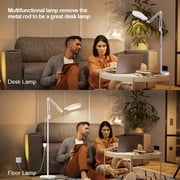 Light Therapy Lamp 10000 Lux, UV-Free Sun Lamp, 360°Gooseneck Happy Therapy with Remote & Touch Control, for Home, Apartment, Office