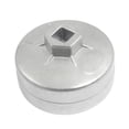 thumbnail image 1 of Unique Bargains S1209140 1/2" Square Drive CAP Type Oil Filter Socket Wrench 73mm 15 Flutes, 1 of 4
