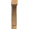 thumbnail image 2 of Ekena Millwork 8"W x 42"D x 42"H Thorton Block Rough Sawn Bracket w/ Offset Brace, Western Red Cedar, 2 of 25