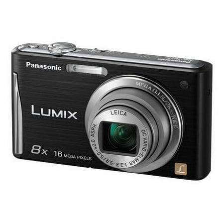 Panasonic Lumix DMC-FH27 - Digital camera - compact - 16.1 MP - 720p - 8x optical zoom - Leica - black