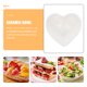 thumbnail image 2 of 4 cuencos de cerámica para comida, frutero, ensaladera con forma de corazón, para servir comida., 2 of 5
