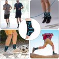 thumbnail image 5 of ZHAOCHENG 1 par de tobilleras de apoyo, calcetines para fascitis plantar, mangas de compresión para pies para aliviar el dolor de artritis deportiva, 5 of 5