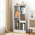 thumbnail image 5 of Gymax 5-Cube Bookshelf 41'' Floor Bookcase w/ 2 Anti-Tipping Kits Freestanding Storage White, 5 of 10