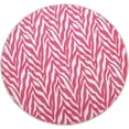thumbnail image 1 of Animal Collection Custom Size Animal Print Area Rug for Living Room, Dining Room, Kitchen, Bedroom, Kids, Zebra Light Pink - 4' Round, 1 of 1