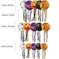 Small Photo Light Paper Jack O Hanging Pumpkin Bat Decoration Home