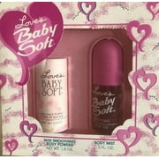 Love's Baby Soft Body Powder 1.5 oz & Baby Soft Body Mist 1.5 fl oz Set
