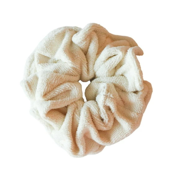 Spa Microfiber X-Large Scrunchie - Ivory