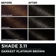 thumbnail image 5 of Garnier Olia Oil Powered Permanent Hair Color, 3.11 Darkest Platinum Brown, 5 of 9