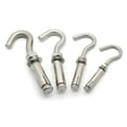 thumbnail image 3 of Concrete Wall Expansion Hook 304 Stainless Steel Heavy Duty Screw Hook Bolt Within Open Lock up M6/M8/M10/M12 (Color : M6), 3 of 5