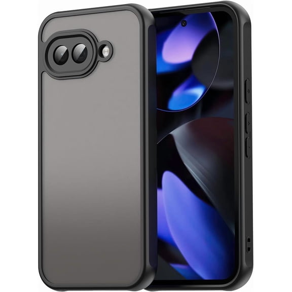 REQO for Google Pixel 9a Case Matte Finish [Shock-Absorbing Corners] [Military Grade Drop Protection] Full Body Rugged Slim Fit Protective Phone Case Cover for Google Pixel 9a 5G