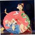 thumbnail image 4 of HELIAHOO Japanese Umbrella, 32 Inch Oiled Paper Koi Carp Pattern Classical Umbrella with Bamboo Handle, Vintage Chinese Silk Umbrella for Hanging Decor Photography Prop CJ915-125418, 4 of 8