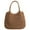 Khaki, variant on HBASD Straw Bags For Women | 18.5x14.57in Travel Straw Totes Bag Woven Summer Handmade Shoulder Bag Handbag (Beige)