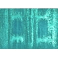 thumbnail image 1 of Ahgly Company Indoor Rectangle Oriental Turquoise Blue Industrial Area Rugs, 8' x 12', 1 of 4