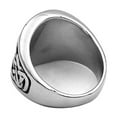 thumbnail image 4 of Vegvisir Viking Compass Ring Stainless Steel Norse Protection Rune Band, 4 of 5