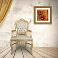 thumbnail image 3 of Gladding, Pamela 26x26 Gold Ornate Wood Framed with Double Matting Museum Art Print Titled - Pandoras Bouquet I, 3 of 4