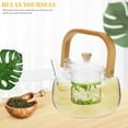 thumbnail image 4 of WEUVEB Tea Kettle with Infuser Round High Silicate Glass Kitchenware 1Set, 4 of 8