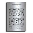 thumbnail image 1 of Luxe Metal Art 'Playing Cards Vintage Patent White' Acrylic Glass Wall Art, 16"x24", 1 of 7