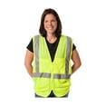 thumbnail image 5 of PIP Four Pocket Zipper Safety Vest Mesh 3X-Large Lime Yellow 302MVGZ4PLY3X, 5 of 6