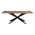 thumbnail image 3 of Oslo Dining Table Walnut-Color:Dark Brown,Style:Mid-century modern, 3 of 4
