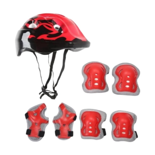 Casco de bicicleta para niños, casco de ciclismo, casco de patinaje ligero que absorbe , casco de monopatín para adolescentes para patinaje Rojo