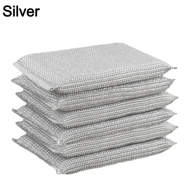 Nvzi 4 esponjas para fregar la cocina: esponjas limpiadoras resistentes que no rayan, herramientas de limpieza