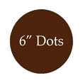 thumbnail image 3 of VWAQ Polka Dots Circles Pack of (12) Peel & Stick Decal Dots Colors Choice Kids (Brown), 3 of 3