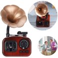thumbnail image 2 of Caja de música de gramófono Retro, fonógrafo en miniatura, caja de música, manualidades creativas, adornos de decoración para el hogar y la Oficina JM, 2 of 5