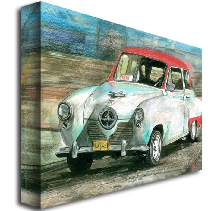 Trademark Fine Art "On My Way" Canvas Art