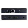 thumbnail image 3 of StarTech.com 4K HDMI Extender Over CAT5/CAT6 Cable, 4K 60Hz HDR Video Extender, Up to 230ft (70m), HDMI Over Ethernet Cable, S/PDIF Audio Out, HDMI Transmitter and Receiver Kit - Local Video Out, Power Over Cable (4K70IC-EXTEND-HDMI) - Video/audio/infrared extender - HDMI - over CAT 5/5e/6/6a - up to 230 ft, 3 of 11
