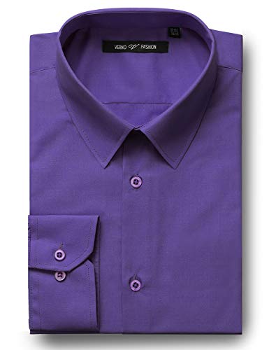 VERNO FASHION Men's Classic Fit Solid 