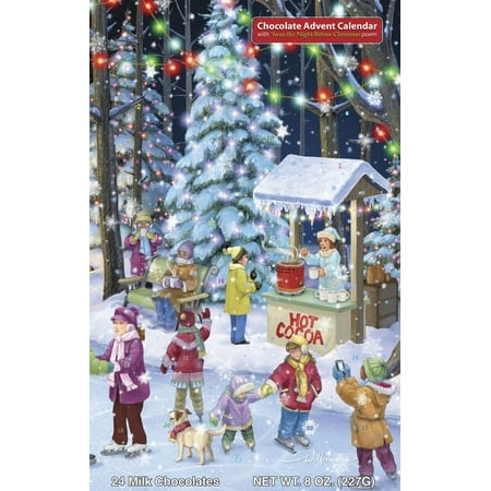 Woodland Skaters Chocolate Advent Calendar