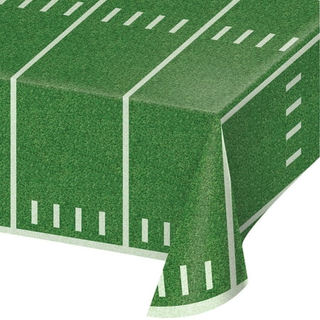 54"W x 108"L Rectangular Football Field Tablecover Pl Aop Football Field