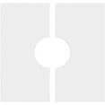 thumbnail image 4 of 24"OD x 7"ID x 8 1/4"C x 1"P Rubik Architectural Grade PVC Contemporary Ceiling Medallion, Two Piece, 4 of 11