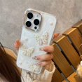thumbnail image 3 of Pearl butterfly suitable for 16pro Apple 17ProMax mobile phone case 15Promax protective case, 3 of 9