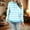Light Blue, variant on Dasayo Black Sweatshirt for Women Long Sleeve Lightweight Casual Drawstring Striped Pocket Hoodies Women Tops L