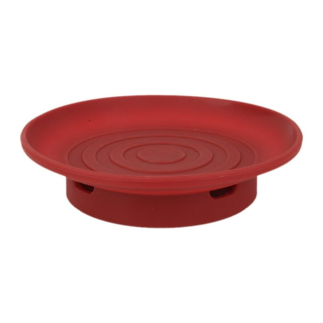Cubierta de vidrio topper bebiendo cubierta de vidrio mini tazón de tazas de tablero de charcutería de charcutería para fiestas de dulces restaurantes Rojo