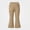 Khaki, variant on WAVSUF Girls School Flare Pants Elastic Waist Soft Comfort with Pockets Fall Casual Uniform Pants Brown 7-8